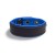 SAXOS Leather Cockring Blue Skórzany cockring premium z naturalnej miękkiej skóry niebieski