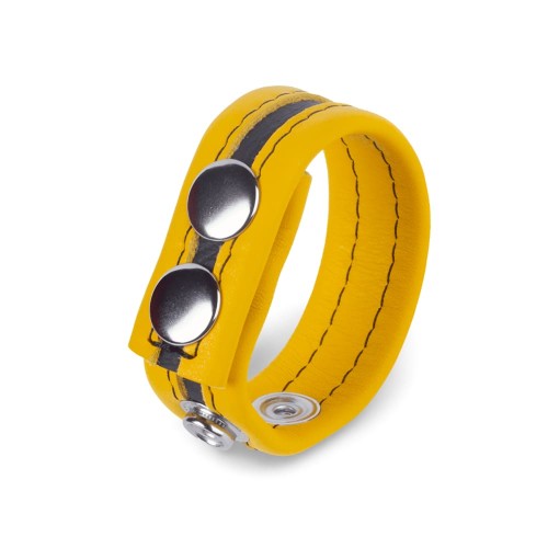 Leather Cockring Tippy Yellow
