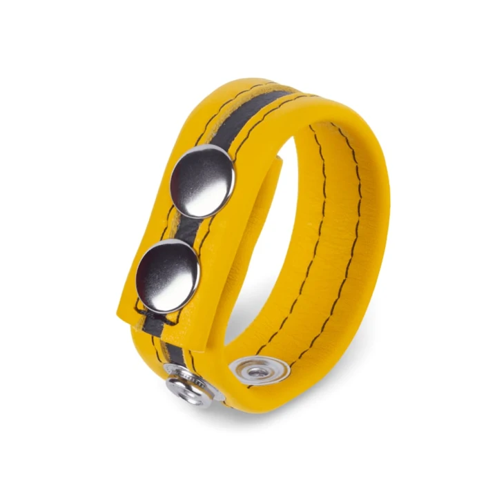 Leather Cockring Tippy Yellow