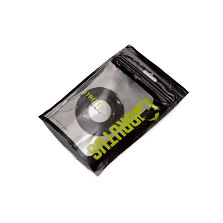 BRUTUS STRETTO Fat Stretchy Cockring Black