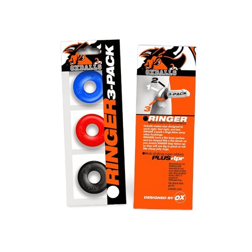 Zestaw Oxballs RINGER MAX 3-Pack Cockrings Multi