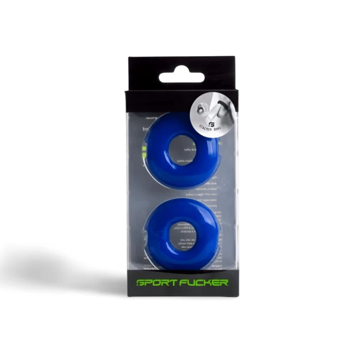 Sport FuckerStacker Rings 2-Pack Blue
