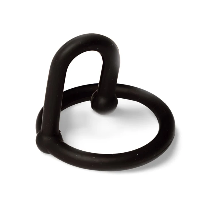 Sport Fucker Silicone Cum Stopper - Black