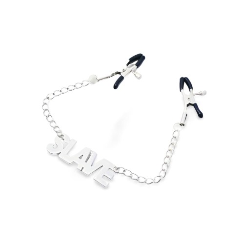 Klamerki na sutki Nipple clamp with Slave plate 40cm