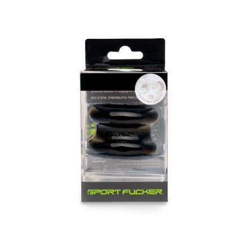 Sport Fucker TPE Muscle Ball Stretcher - Black