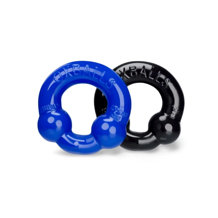 Oxballs Pack Ultraballs Black-Blue Cockrings