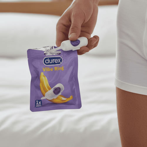 Durex Vibe Ring pierścień erekcyjny wibrująca nakładka 1 szt. Vibe Ring nakładka