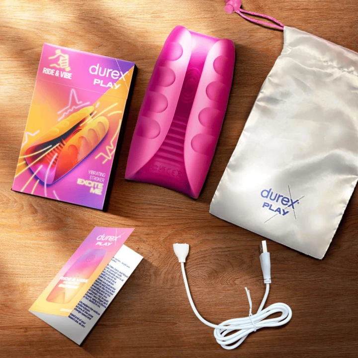 Durex Play Ride & Vibe masturbator męski z funkcją lizania