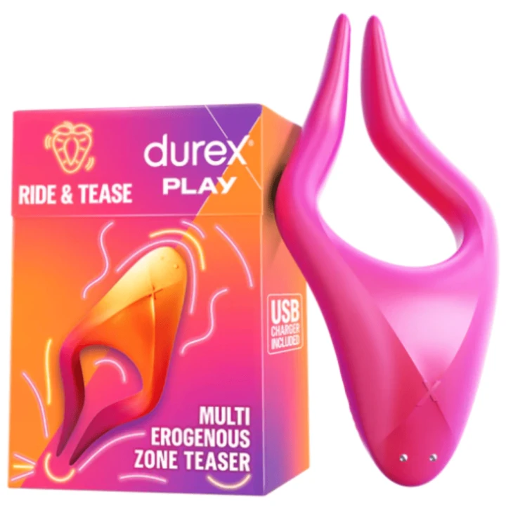 Durex Play Ride & Tease wibrujący multistymulator łechtaczki