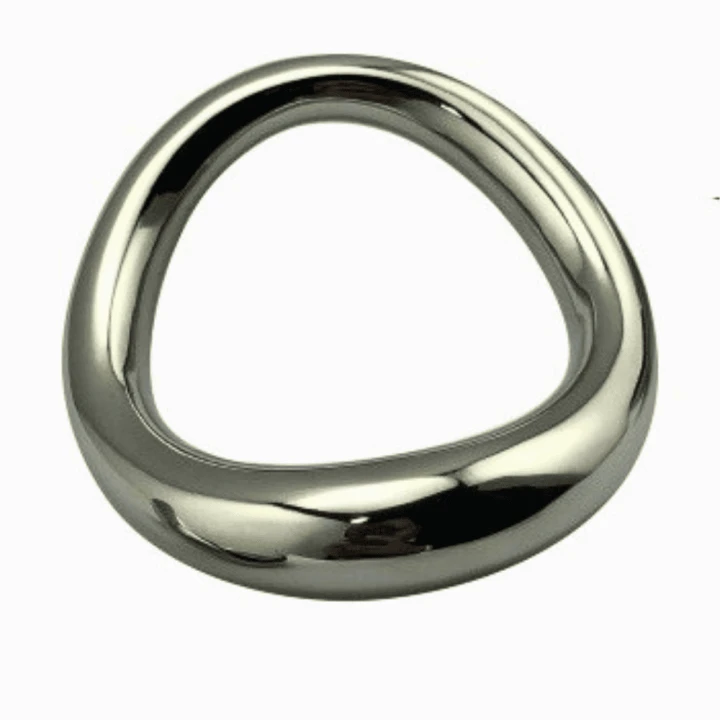Curved Steel Cock Ring (Diameter: 38 mm)