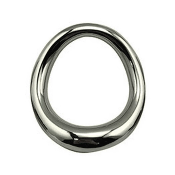 Curved Steel Cock Ring (Diameter: 38 mm)