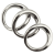 Curved Steel Cock Ring (Diameter: 38 mm)