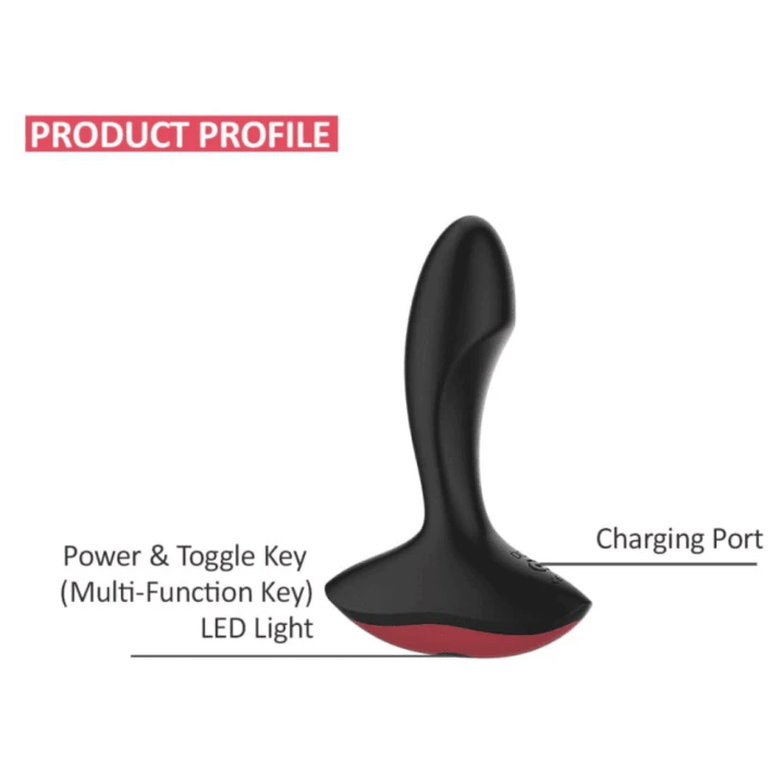 Vibrating Prostate Stimulator SOLSTICE 10 x 3.2 cm