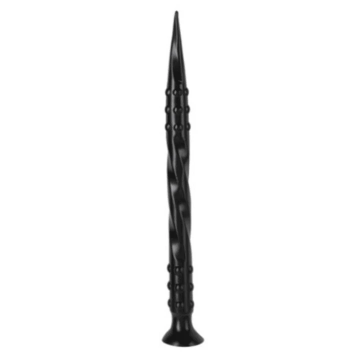 Gode Pointed Twist S 40 x 3 cm Black