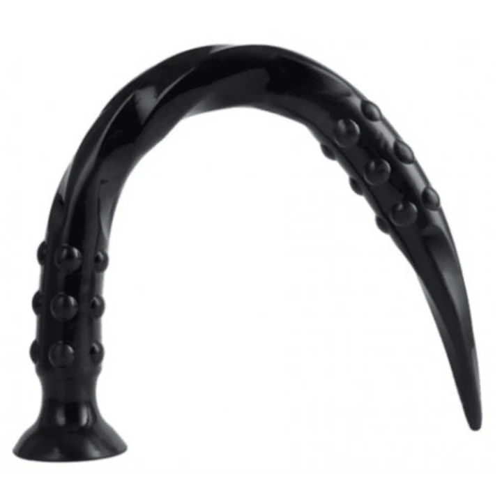 Gode Pointed Twist S 40 x 3 cm Black