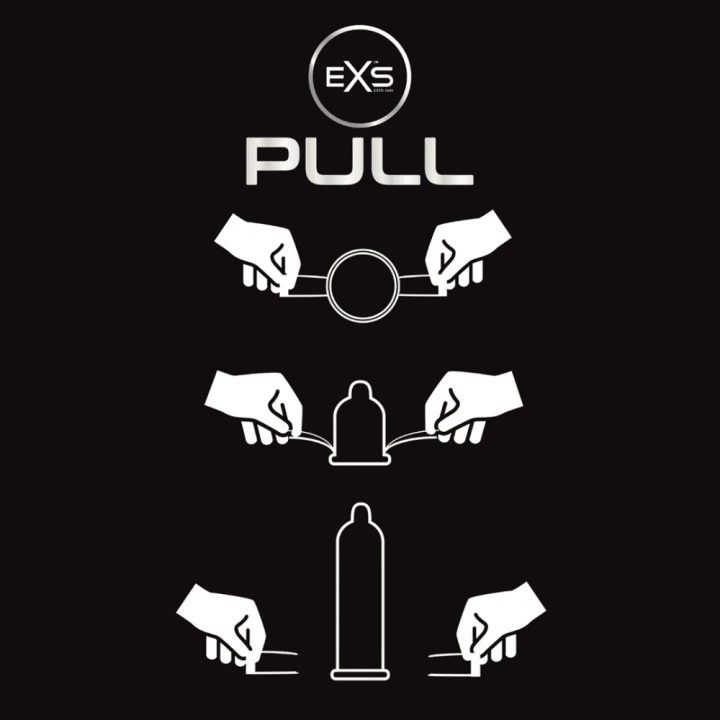 EXS Prezerwatywy bezlateksowe Pull - Non-Latex Condoms - 6 Pieces