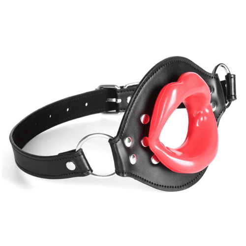 Knebel Black-Red Lips Gag
