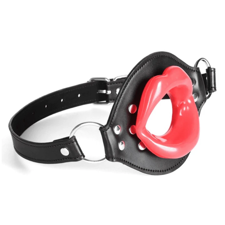 Knebel Black-Red Lips Gag