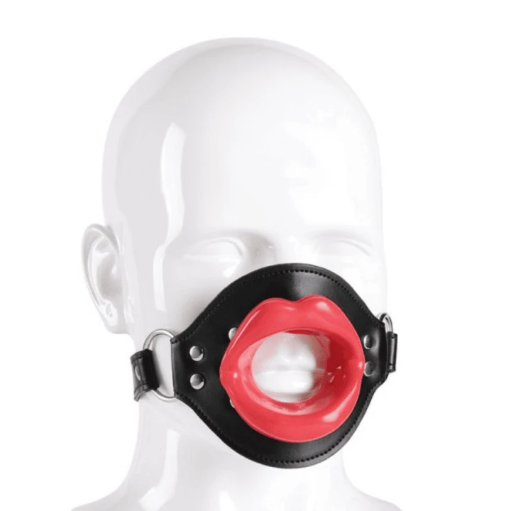 Knebel Black-Red Lips Gag