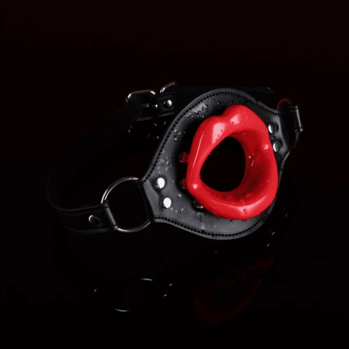 Knebel Black-Red Lips Gag
