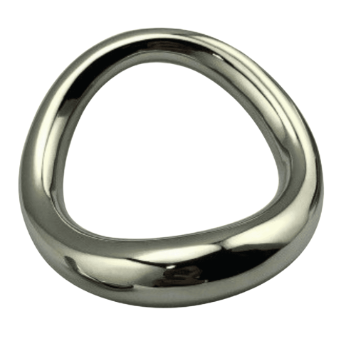 Curved Steel Cock Ring (Diameter: 38 mm)