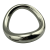 Curved Steel Cock Ring (Diameter: 38 mm)