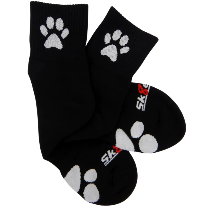 Sk8erboy® PUPPY Short Crew Socks Black.png