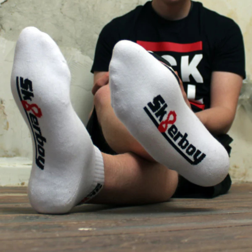 Sk8erboy® Quarter Socks White.png