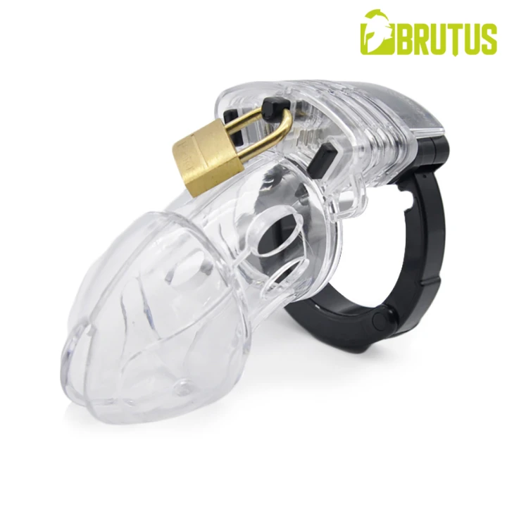 Klatka na Penisa BRUTUS ALPHA - Chastity Cage Clear