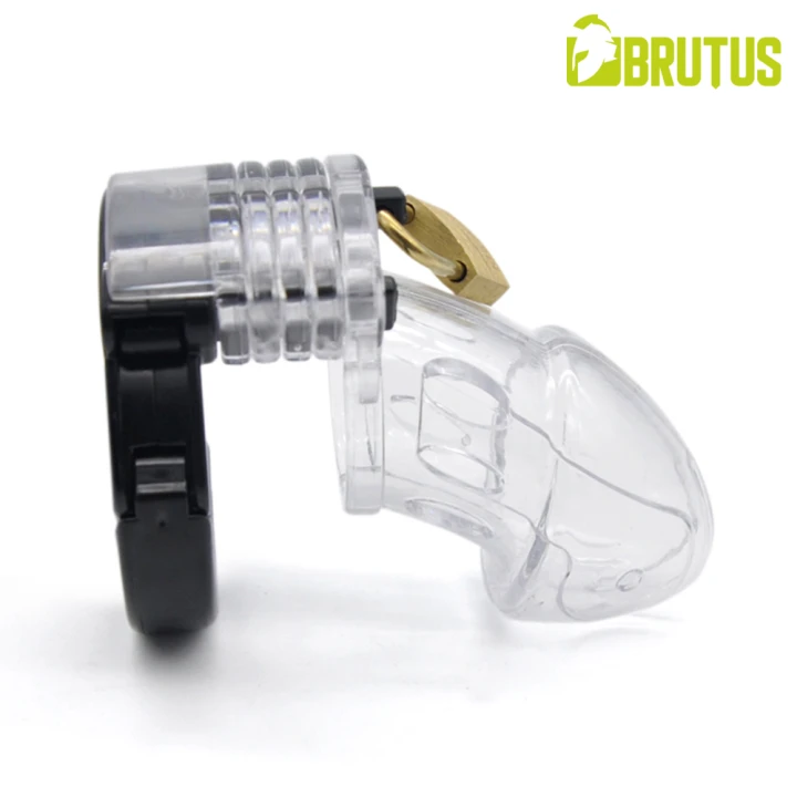 Klatka na Penisa BRUTUS ALPHA - Chastity Cage Clear