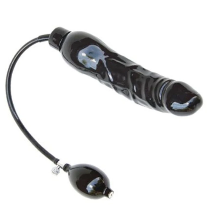 Inflatable Dildo - Black XL