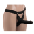 Strap-on z pustym dildo SM Hollow Silicone Dildo czarny silikon