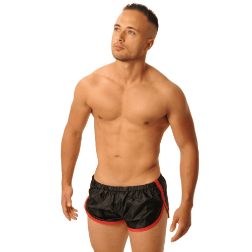 Fetyszowe szorty FIST Shorts Red czerwone sportowe
