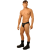 Skórzany jockstrap FIST Leather Black premium skóra czarny