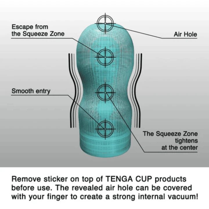 TENGA Original Vacuum Cup – masturbator z intensywnym efektem zasysania