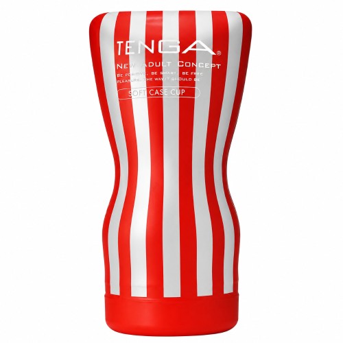 TENGA Soft Case Cup – miękki masturbator męski z regulacją ucisku