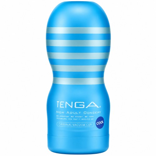 TENGA Original Vacuum Cup Cool – masturbator męski z efektem ssania i chłodzenia