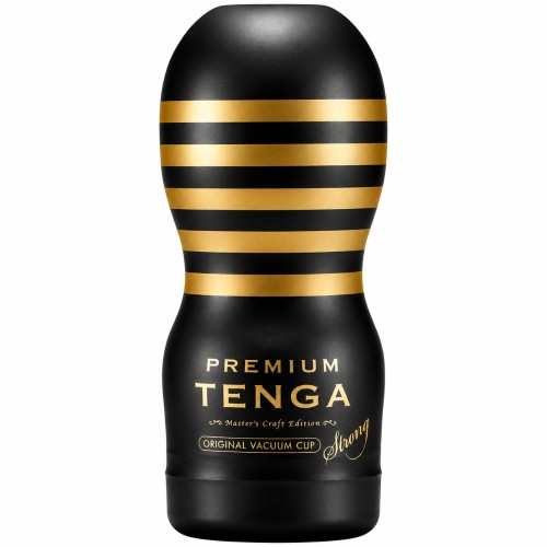 TENGA Premium Original Vacuum Cup Strong – intensywny masturbator męski z podciśnieniem