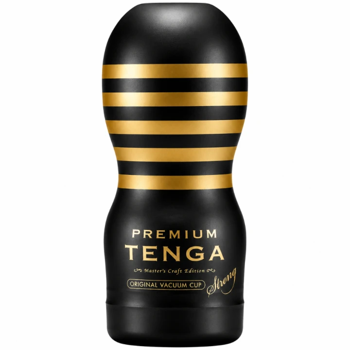 TENGA Premium Original Vacuum Cup Strong – intensywny masturbator męski z podciśnieniem