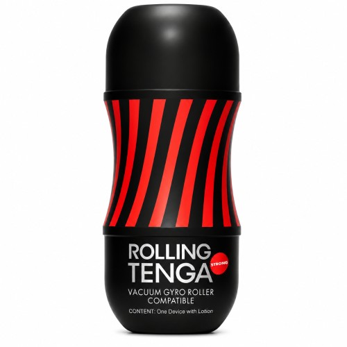 TENGA Rolling Gyro Roller Cup Strong – rotacyjny masturbator męski z wypustkami
