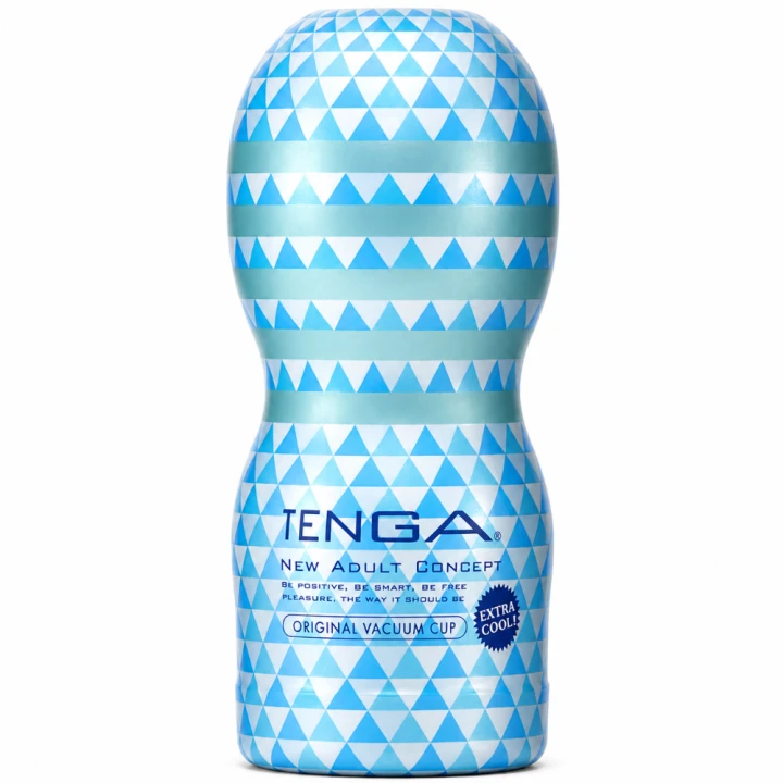 TENGA Original Vacuum Cup Extra Cool – masturbator męski z podciśnieniem i chłodzącym lubrykantem