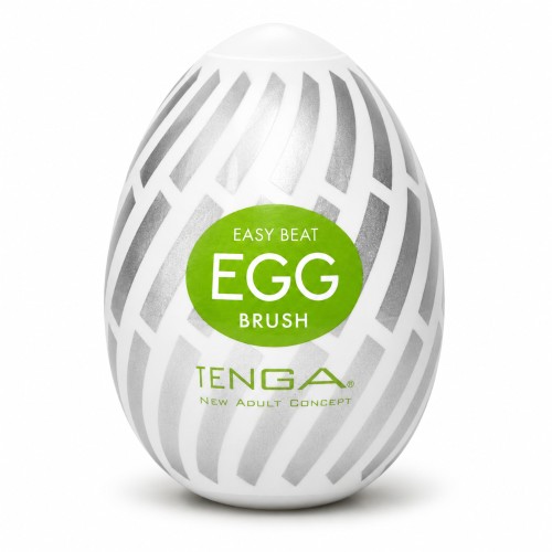TENGA EGG Brush – elastyczny masturbator męski z wypustkami