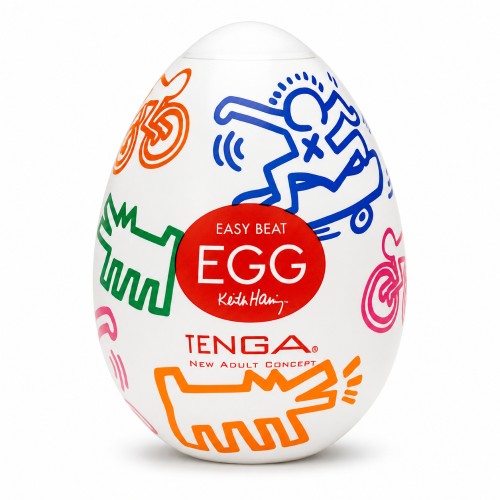 TENGA Keith Haring EGG Street – elastyczny masturbator