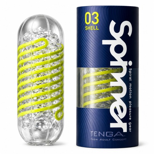 TENGA Spinner 03 Shell Masturbator męski wielokrotnego użytku 14 cm