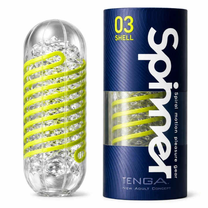 TENGA Spinner 03 Shell Masturbator męski wielokrotnego użytku 14 cm