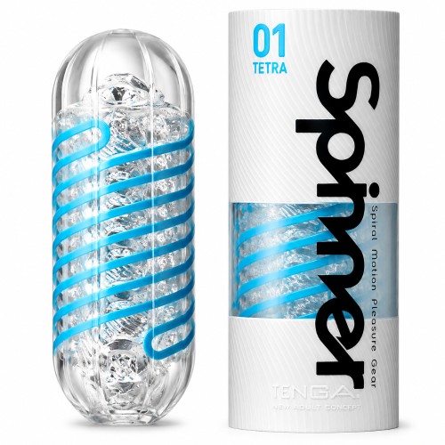 TENGA Spinner 01 Tetra Masturbator męski wielokrotnego użytku 14 cm