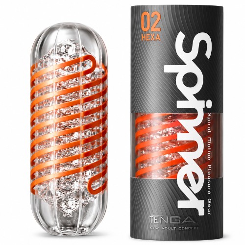 TENGA Spinner 02 Hexa Masturbator męski wielokrotnego użytku 14 cm