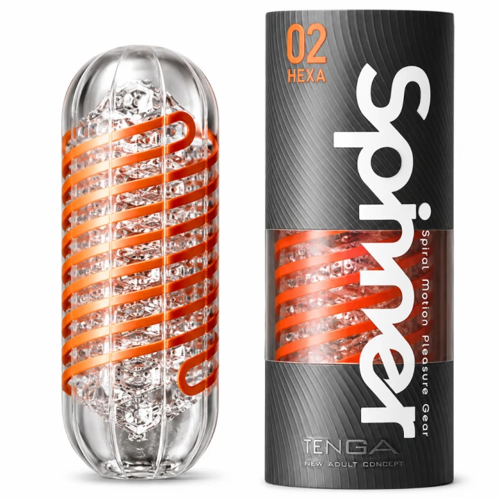 TENGA Spinner 02 Hexa Masturbator męski wielokrotnego użytku 14 cm