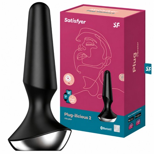 Korek analny Satisfyer Plug-ilicious 2 Black