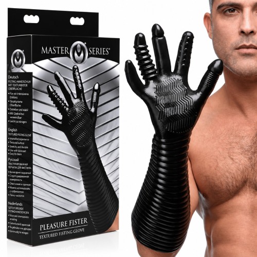 XR Brands Pleasure Fister – teksturowana rękawica do fistingu TPR 40 cm.jpg